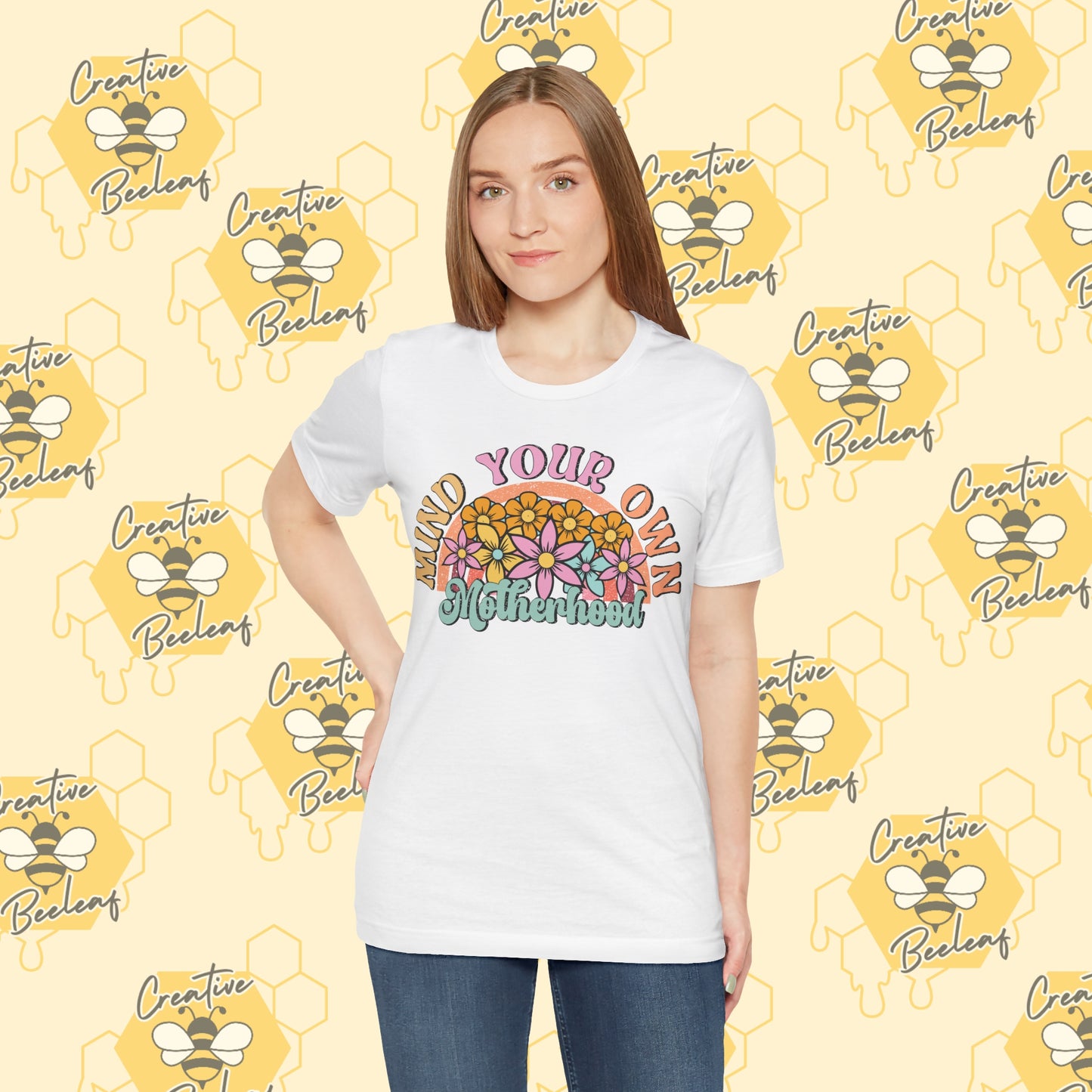 Mind Your Own Motherhood Rainbow Mom Tee