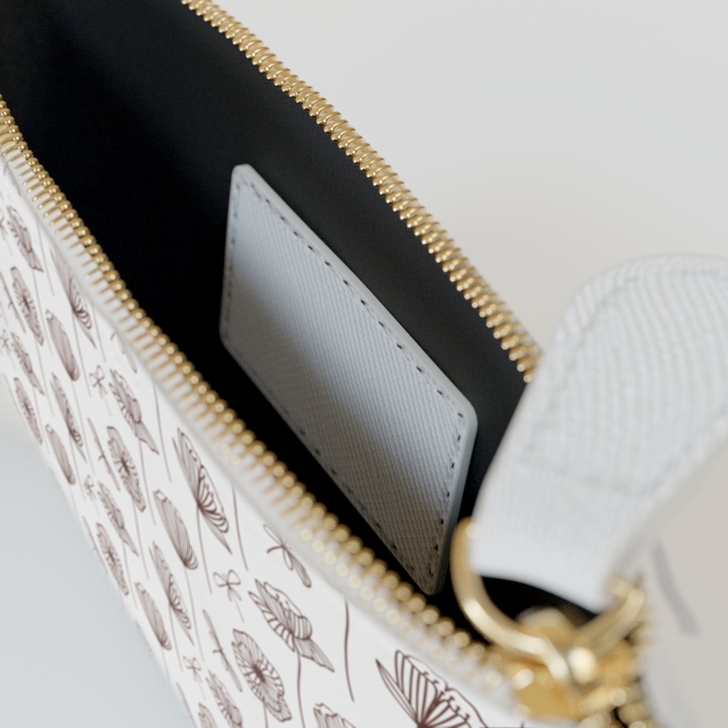 Beautiful Dainty Floral Design Mini Clutch Bag