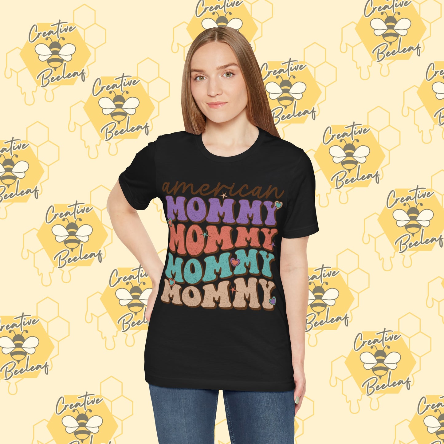 American Mommy Mom Tee