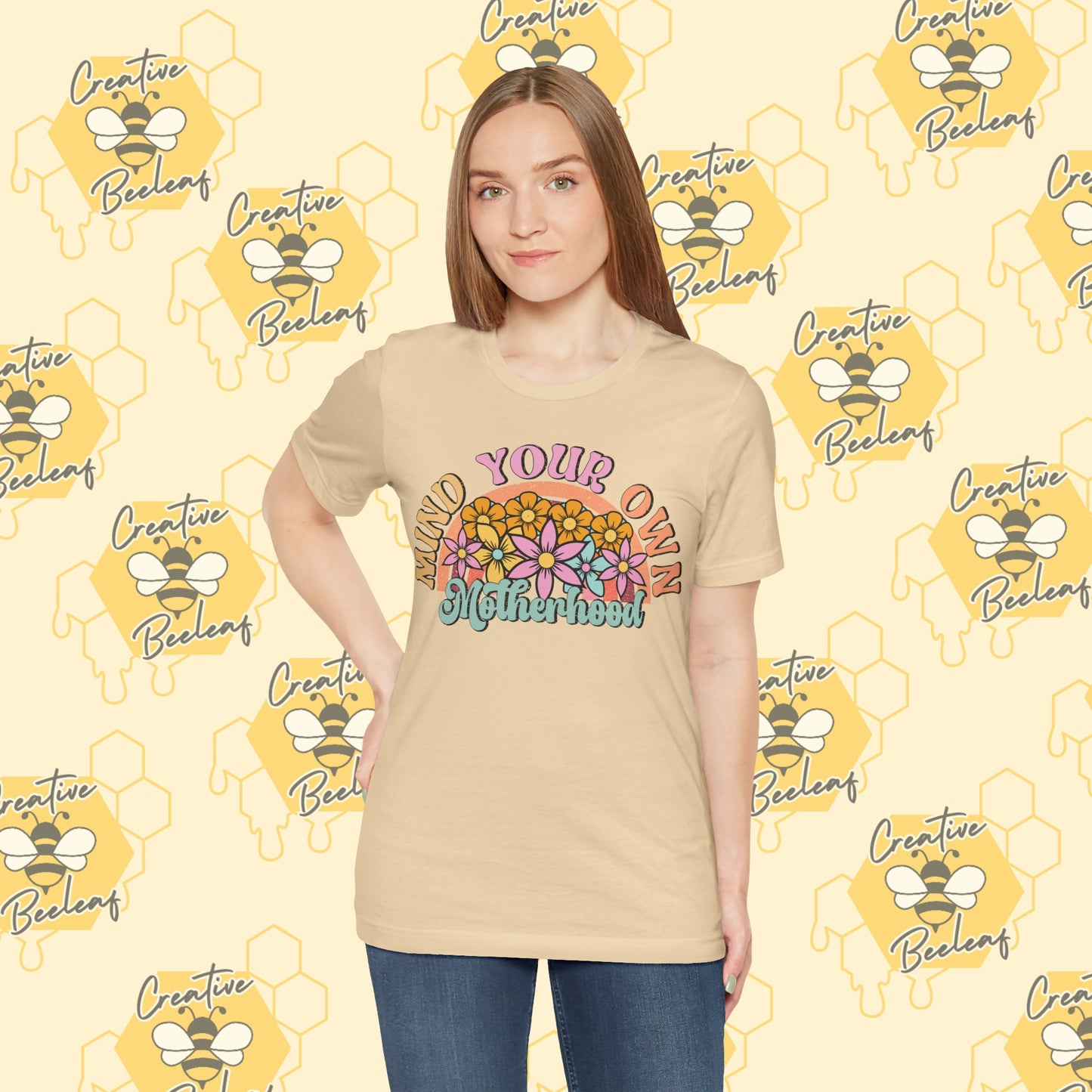 Mind Your Own Motherhood Rainbow Mom Tee