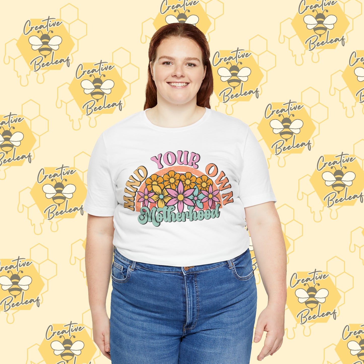 Mind Your Own Motherhood Rainbow Mom Tee