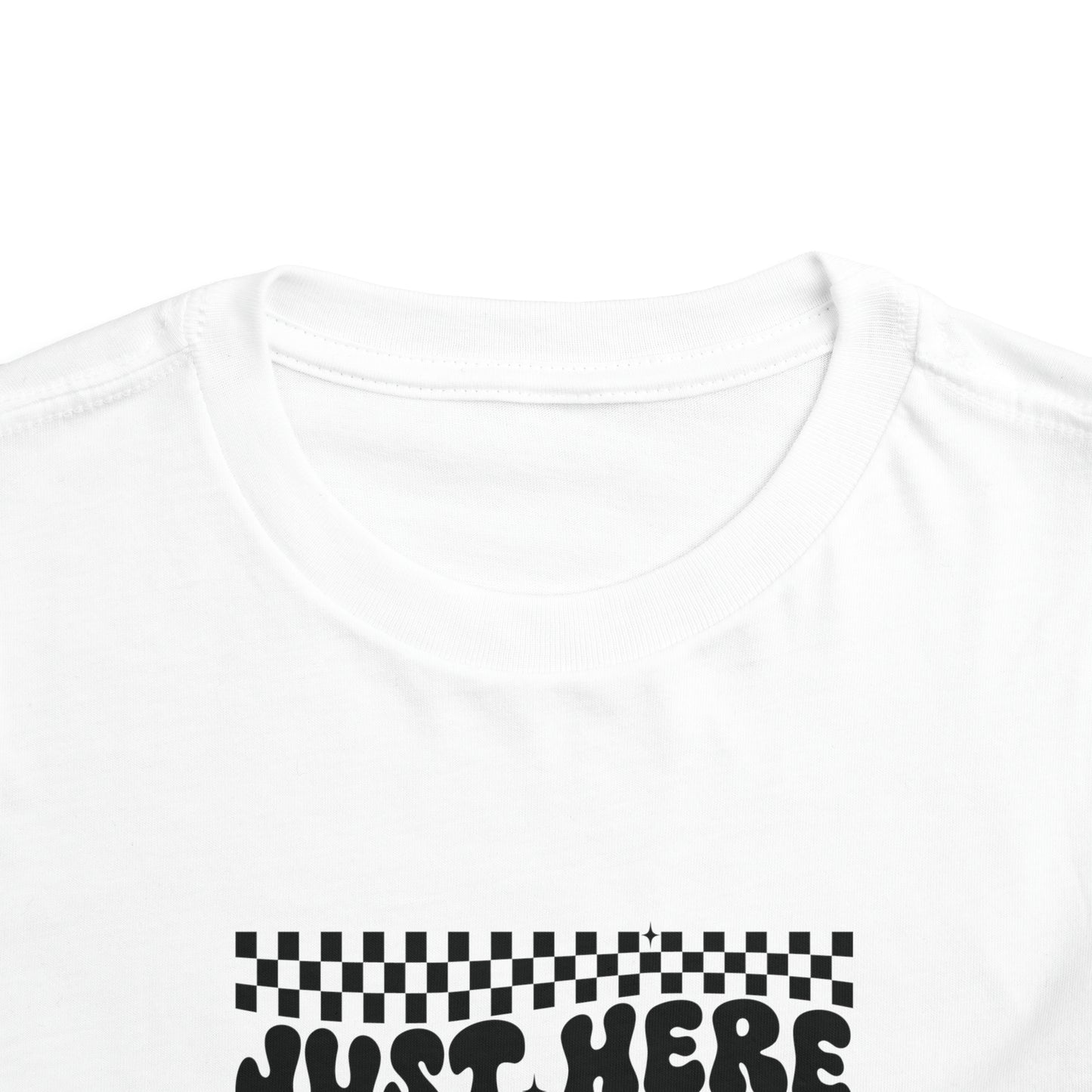 Just Here For The Snack (Front Only) Toddler Short Sleeve Tee