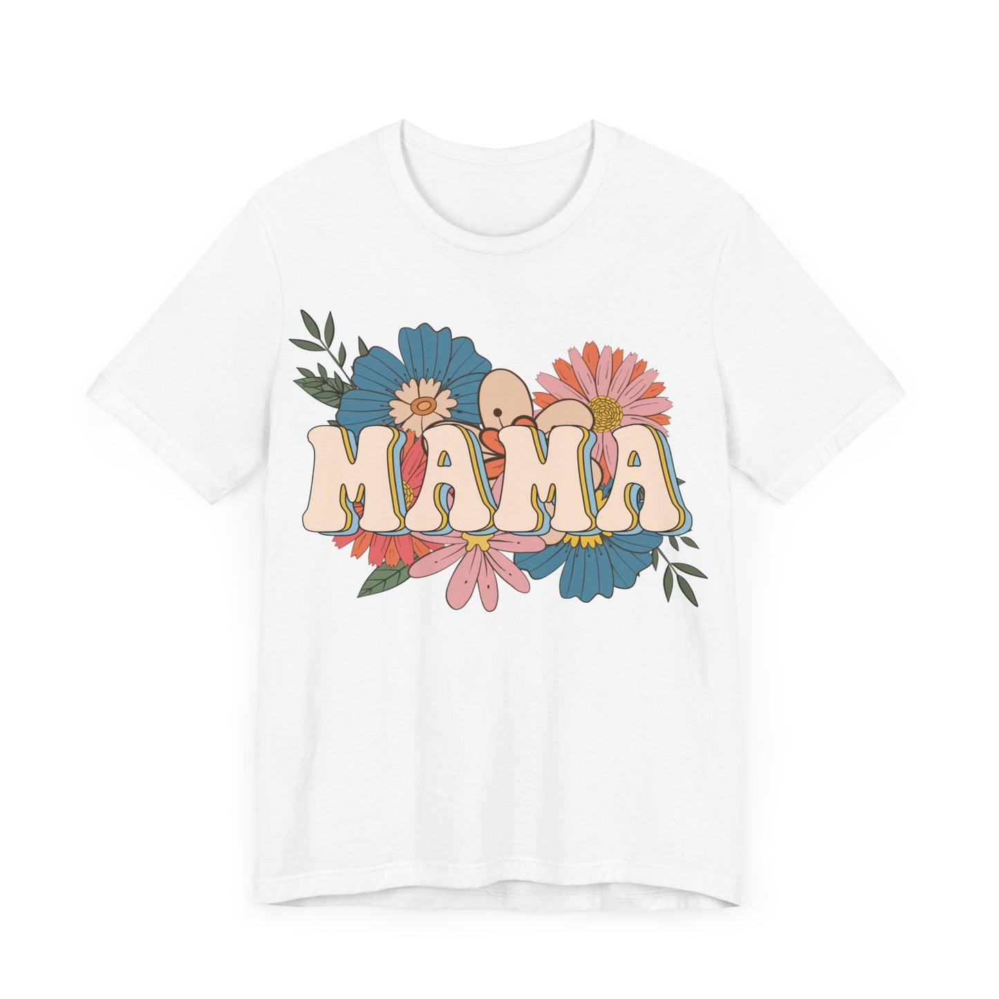 Boho Floral Mama Mom Tee