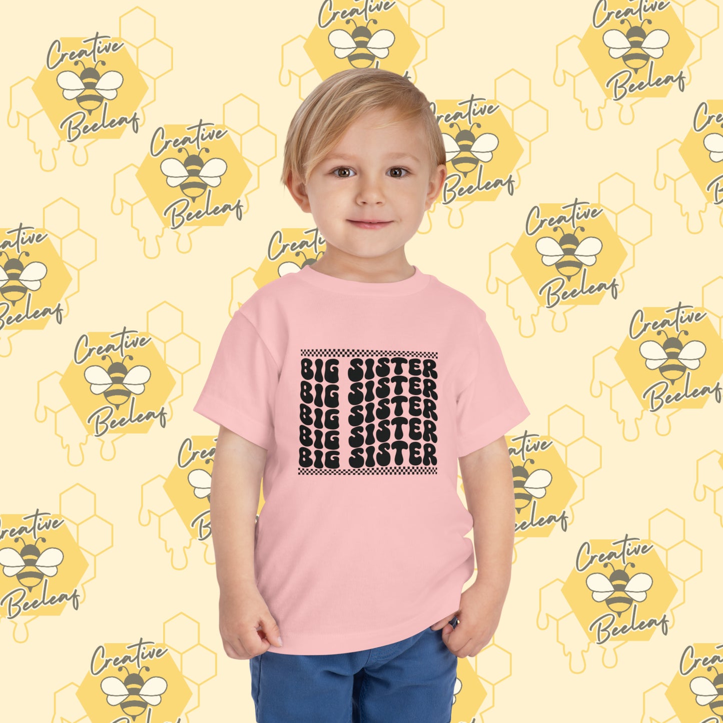 Big Sister Toddler Short Sleeve Tee