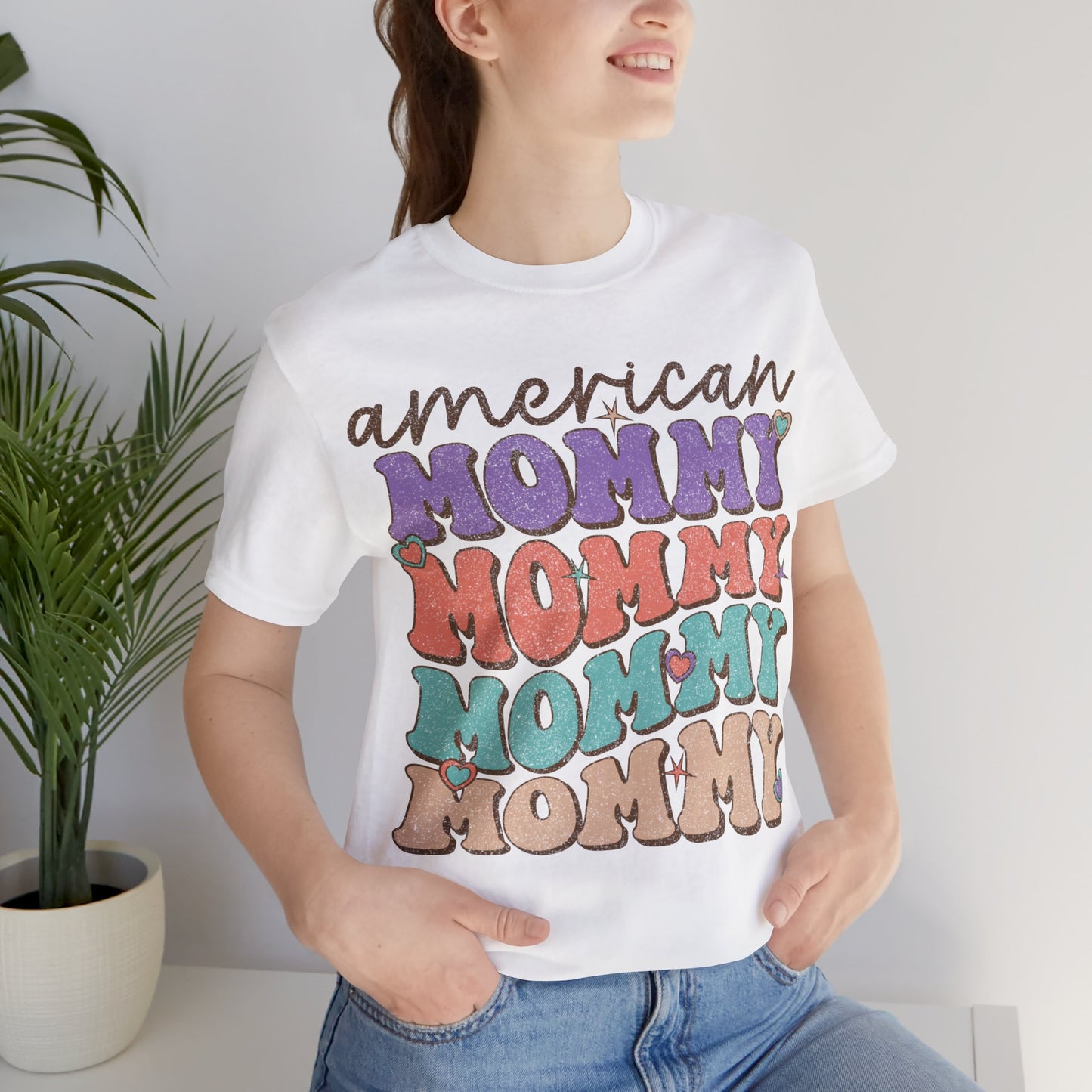 American Mommy Mom Tee