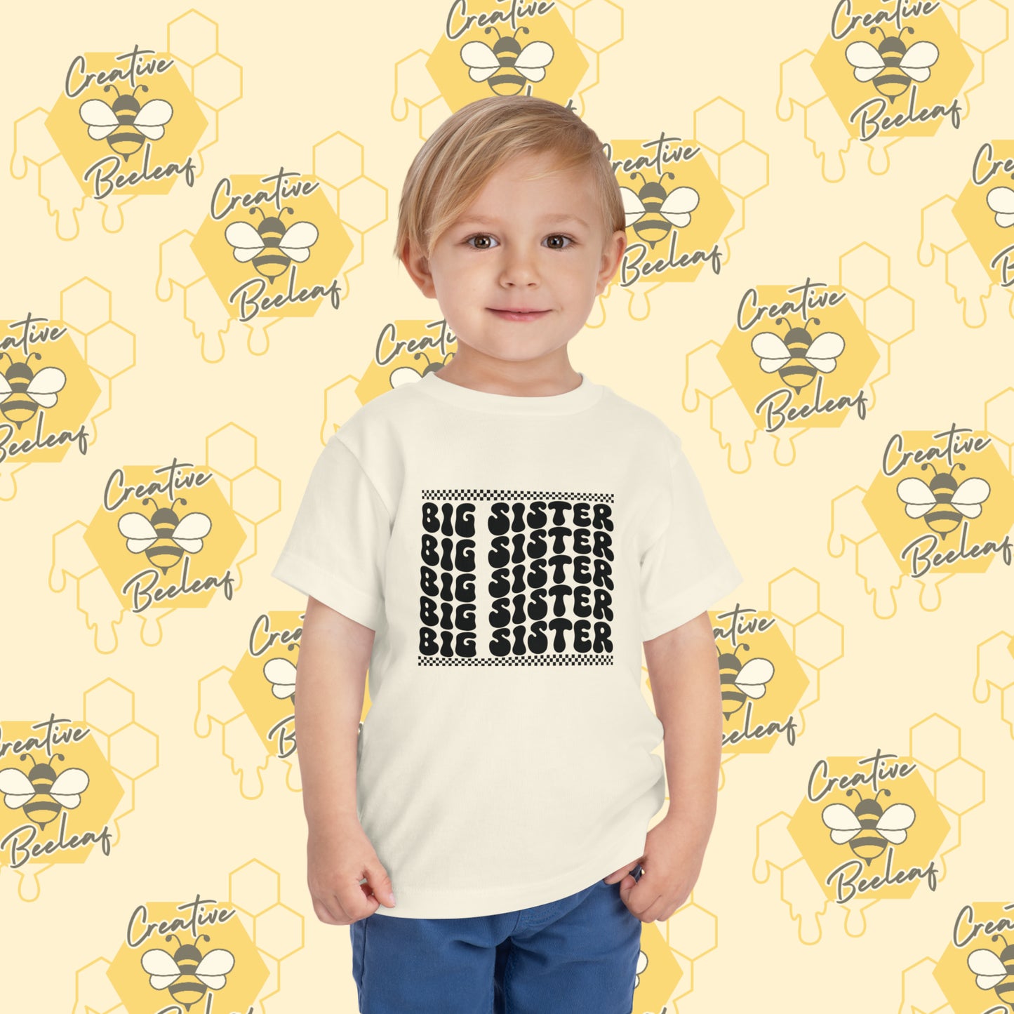 Big Sister Toddler Short Sleeve Tee