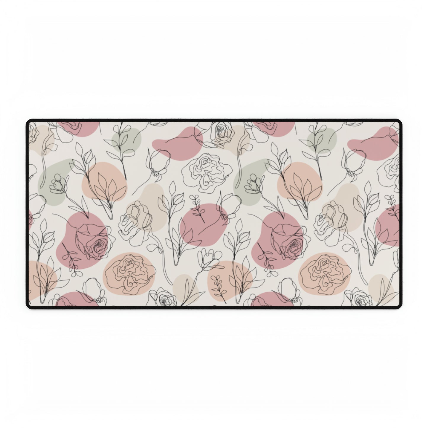 Chic Dainty Floral Computer Desk Mat