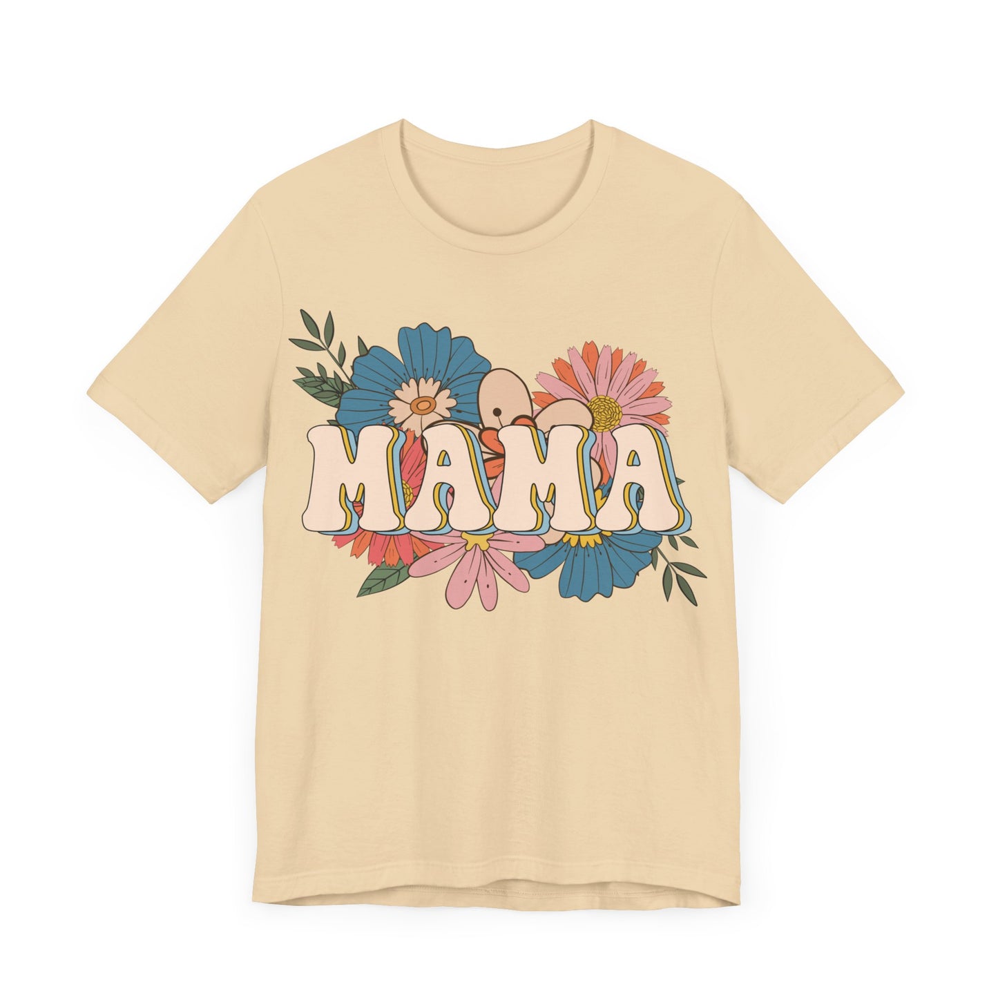 Boho Floral Mama Mom Tee