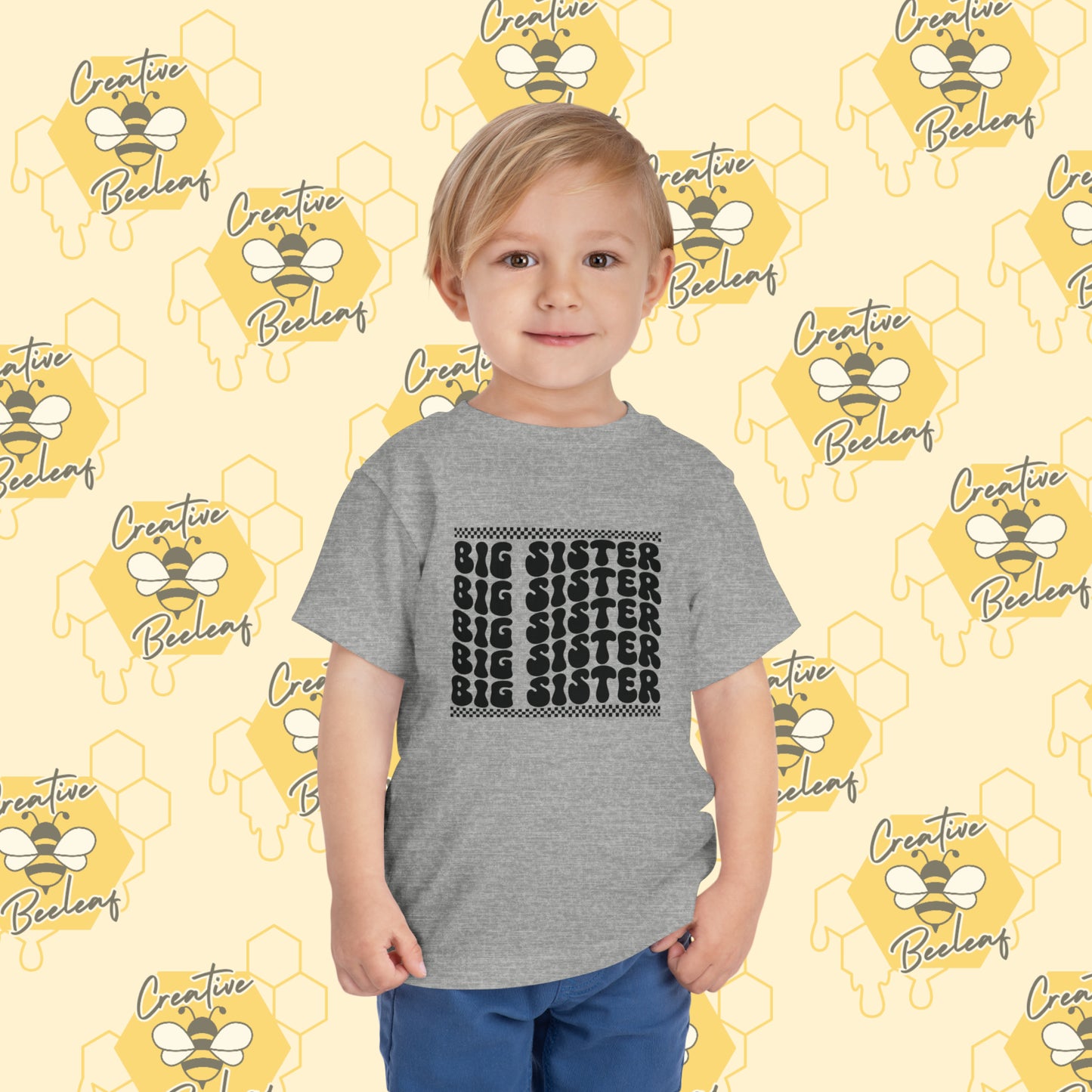 Big Sister Toddler Short Sleeve Tee