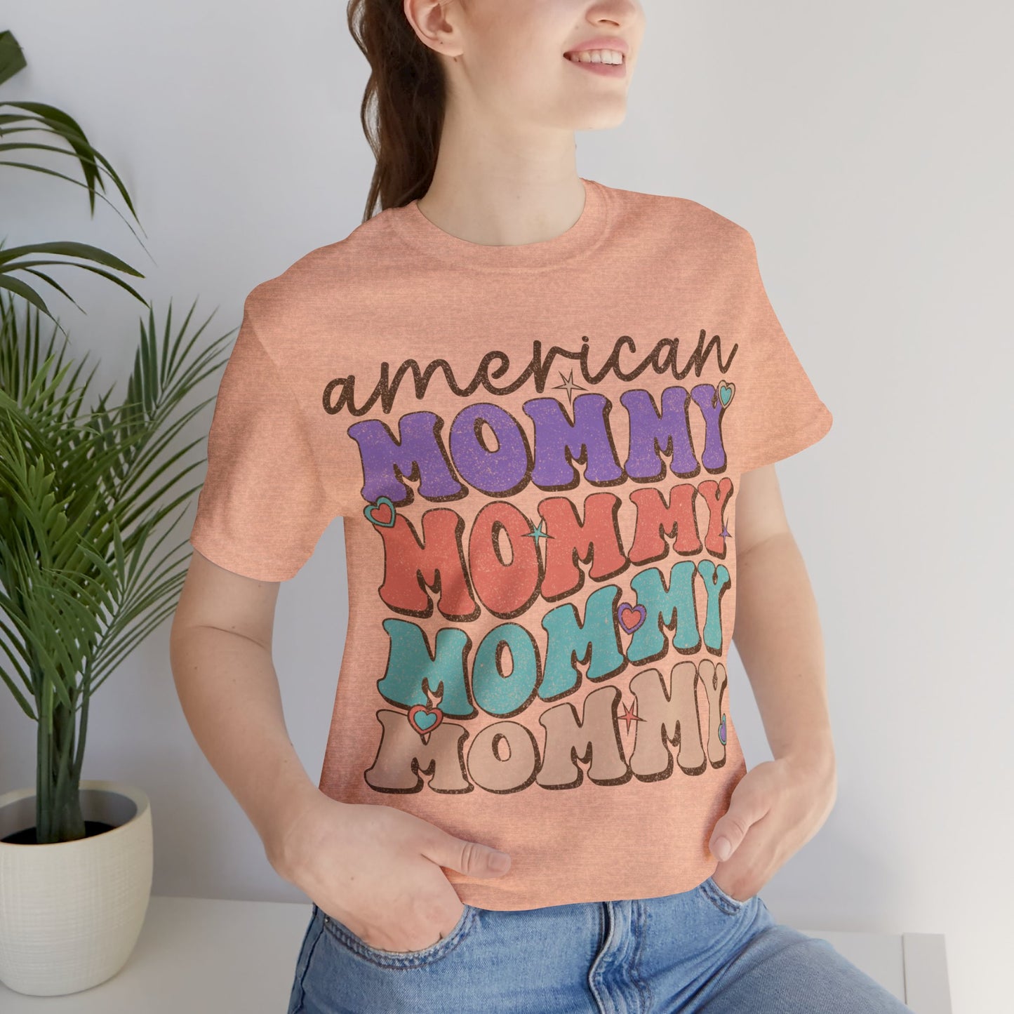 American Mommy Mom Tee